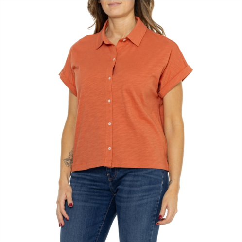 Telluride Clothing Company Button-Up Dolman Shirt - Short Sleeve