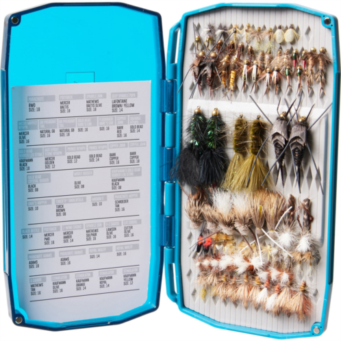 UMPQUA UPG Premium Fly Box with Ultimate Trout Guide Selection - 78-Piece