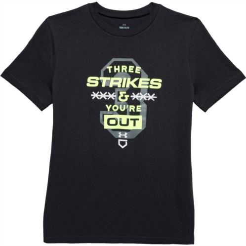 Under Armour Big Boys Baseball 3 Strikes T-Shirt - Short Sleeve