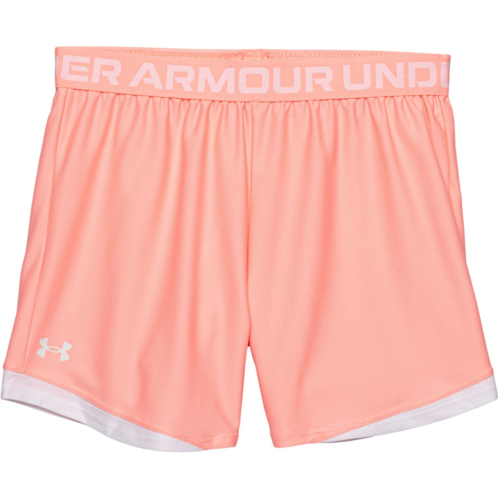 Under Armour Big Girls Play Up Shorts - 5”