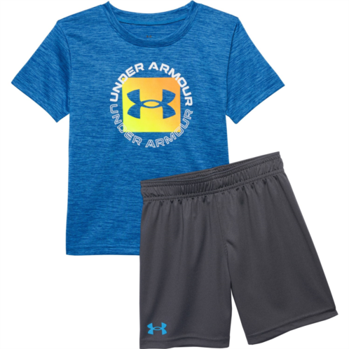 Under Armour Little Boys Logo Stamp T-Shirt and Shorts Set - Short Sleeve