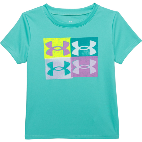 Under Armour Little Girls Quadrant Logo T-Shirt - Short Sleeve