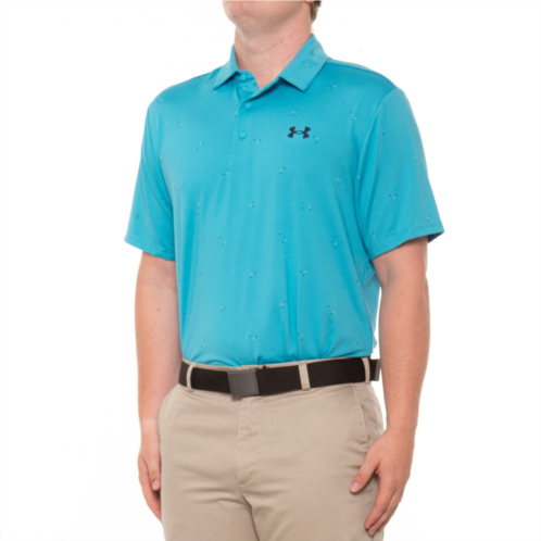 Under Armour Playoff 3.0 Printed Golf Polo Shirt - UPF 40, Short Sleeve