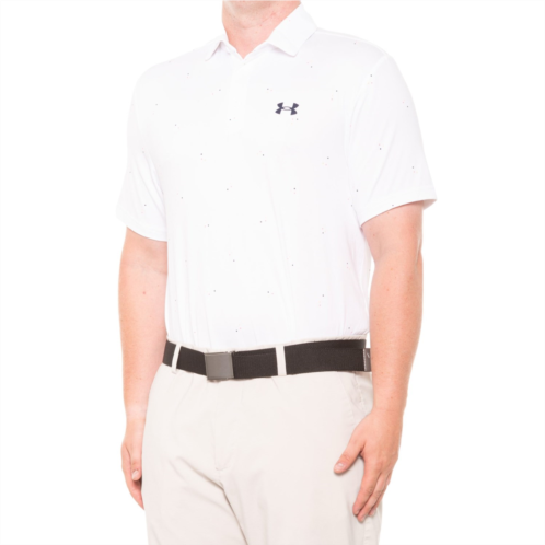 Under Armour Playoff 3.0 Printed Golf Polo Shirt - UPF 40, Short Sleeve