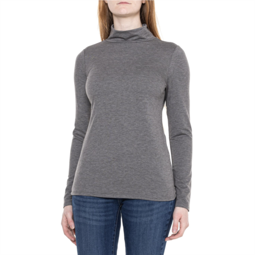 Willow Blossom Recycled Knit Turtleneck Shirt - Long Sleeve