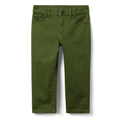 Janie and Jack The Straight Leg Sateen Pant