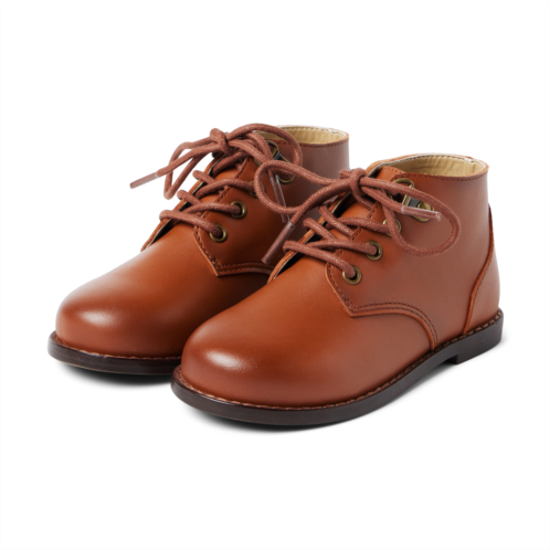 Janie and Jack Leather Lace-Up Boot