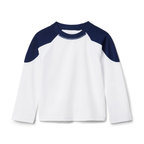 Janie and Jack Recycled Colorblocked Rash Guard