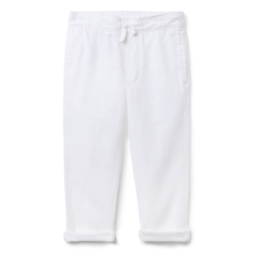Janie and Jack The Linen-Cotton Pull-On Pant