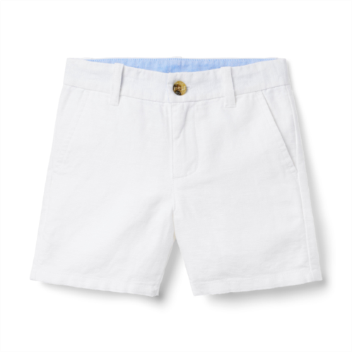 Janie and Jack Linen-Cotton Short