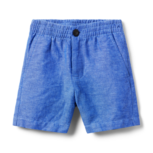 Janie and Jack Linen-Cotton Pull-On Short