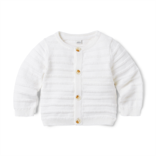Janie and Jack Baby Textured Knit Cardigan