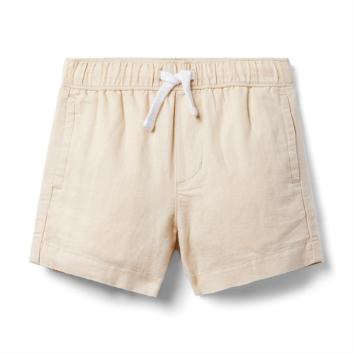 Janie and Jack The Linen-Cotton Pull-On Short