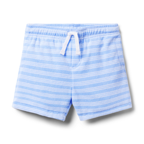 Janie and Jack Striped Terry Short