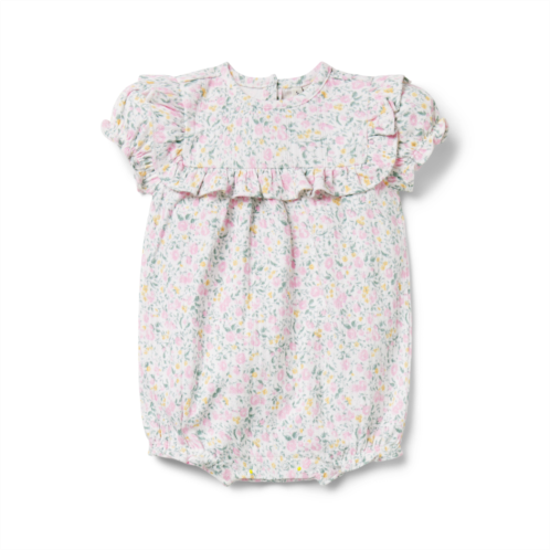 Janie and Jack Baby Floral Pointelle Romper