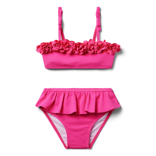 Janie and Jack Recycled Rosette 2-Piece Swimsuit