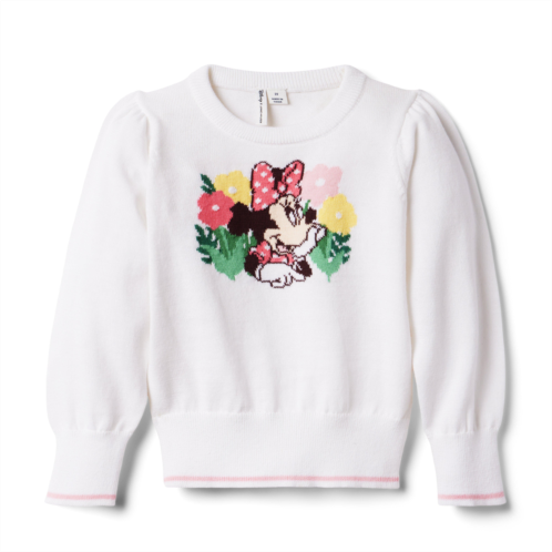 Janie and Jack Disney Minnie Mouse Flower Sweater