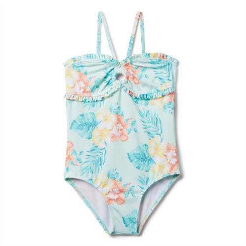Janie and Jack Recycled Hibiscus Swimsuit