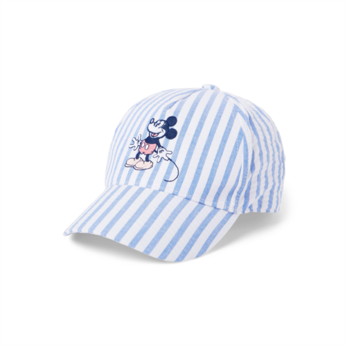 Janie and Jack Disney Mickey Mouse Striped Cap