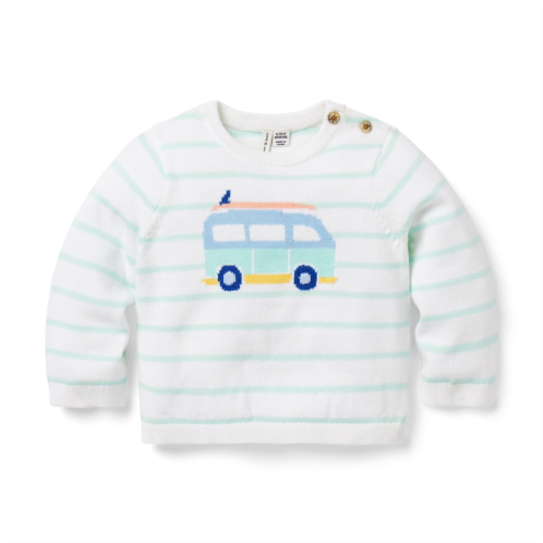 Janie and Jack Baby Striped Surf Sweater