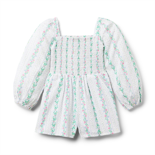 Janie and Jack The Emma Smocked Romper