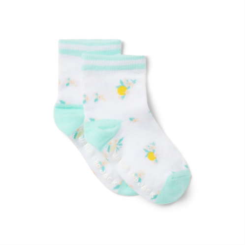 Janie and Jack Baby Citrus Floral Sock