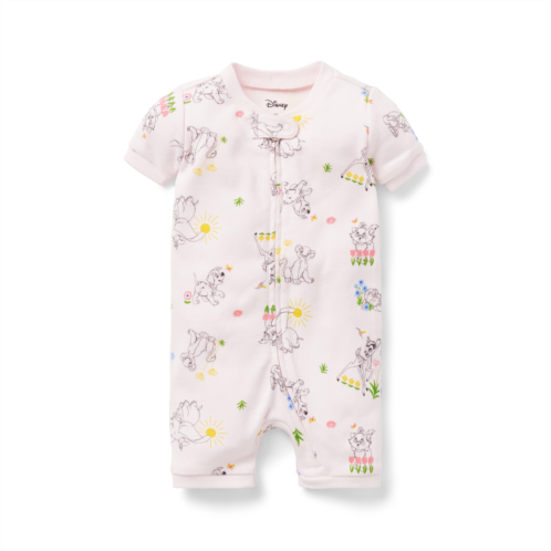 Janie and Jack Baby Good Night Short Zip Pajama In Disney Mickey Mouse