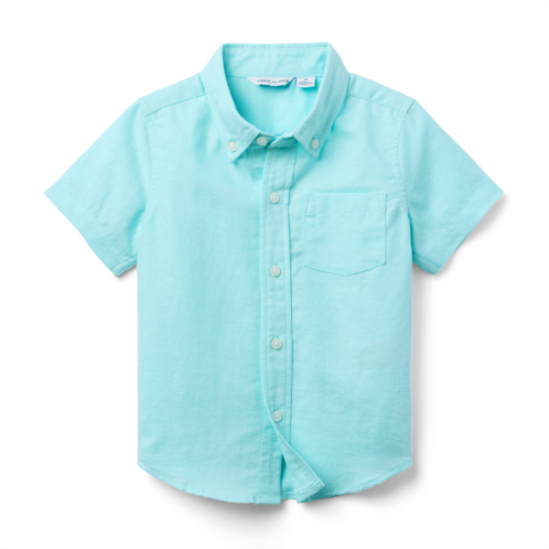 Janie and Jack The Linen-Cotton Shirt