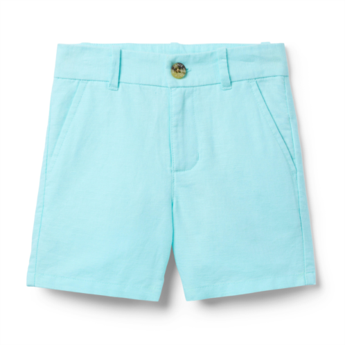 Janie and Jack Linen-Cotton Short