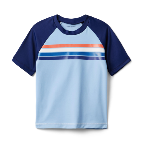 Janie and Jack Recycled Stripe Rash Guard