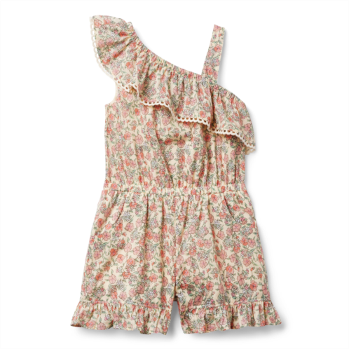 Janie and Jack Ditsy Floral Ruffle Romper