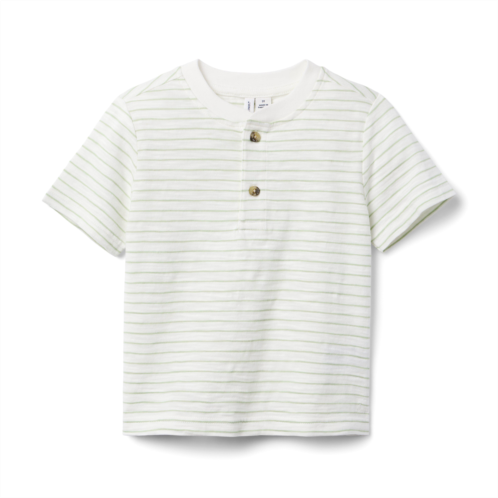 Janie and Jack The Striped Slub Henley