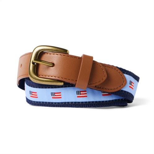 Janie and Jack Embroidered Flag Belt