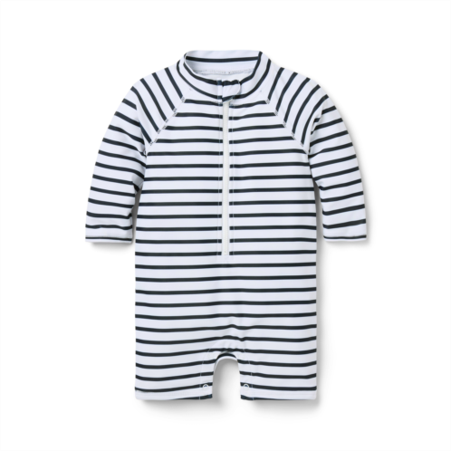 Janie and Jack Baby Recycled Striped Rash Guard Swimsuit