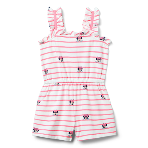 Janie and Jack Disney Minnie Mouse Striped Romper