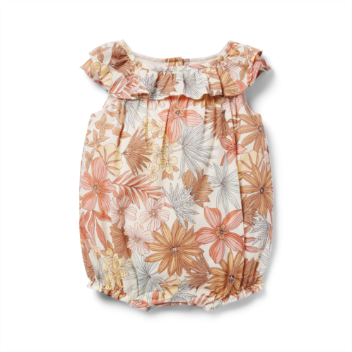 Janie and Jack Baby Floral Ruffle Romper