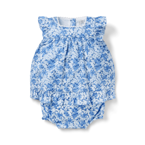 Janie and Jack Baby Floral Ruffle Romper