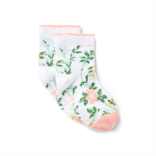 Janie and Jack Baby Floral Sock