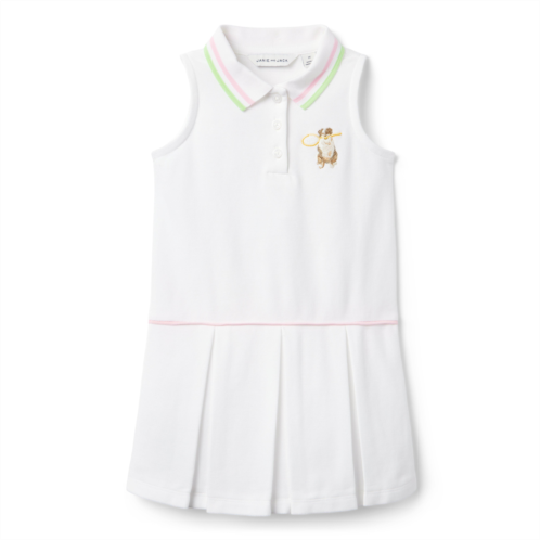 Janie and Jack Gray Malin Tennis Dog Dress