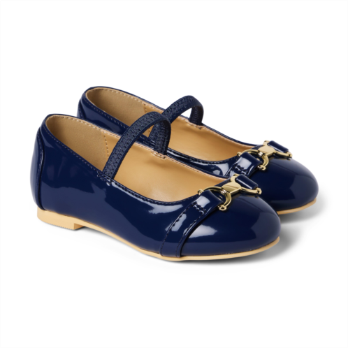 Janie and Jack Patent Bridle Bit Ballet Flat