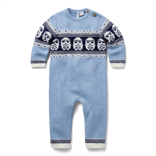 Janie and Jack STAR WARS Baby Stormtrooper Fair Isle One-Piece