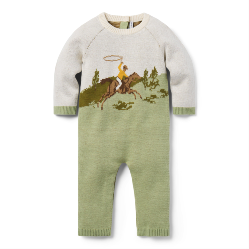 Janie and Jack Baby Cowboy Sweater One-Piece