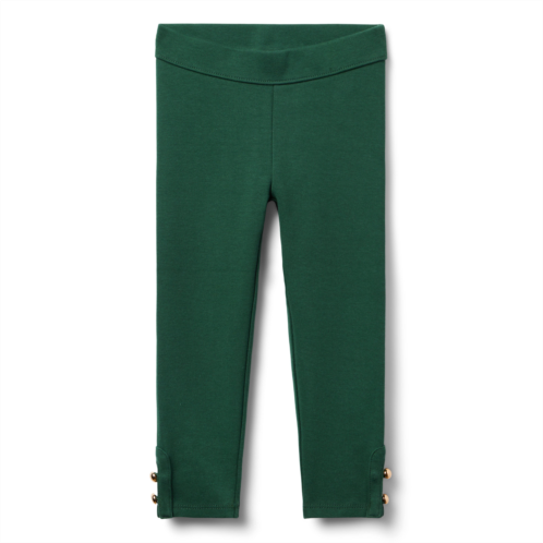 Janie and Jack Button Cuff Ponte Pant