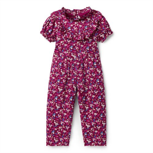 Janie and Jack Ditsy Floral Ruffle Romper