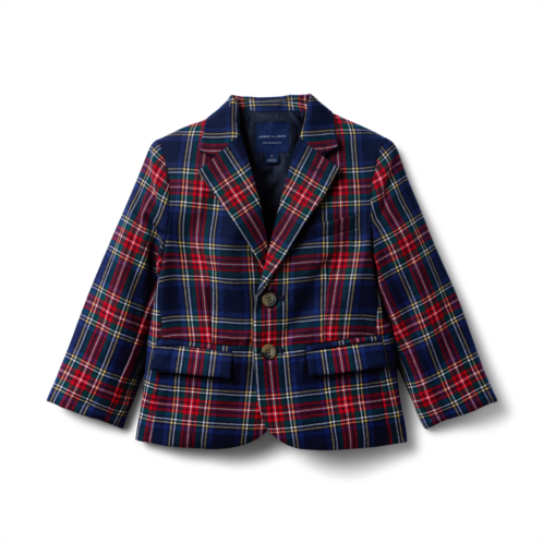 Janie and Jack The Tartan Blazer
