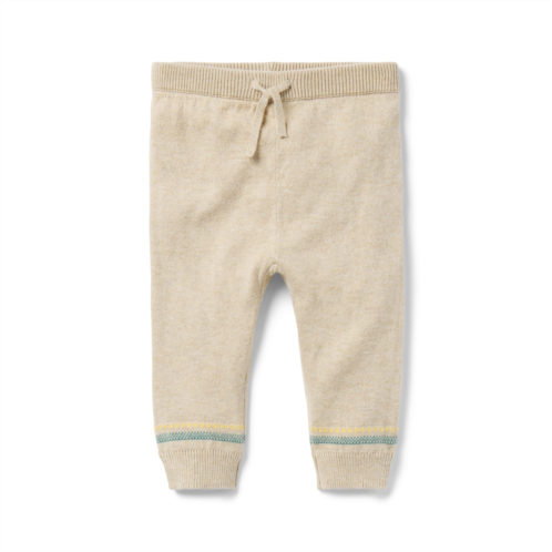 Janie and Jack Baby Stripe Cuff Sweater Pant