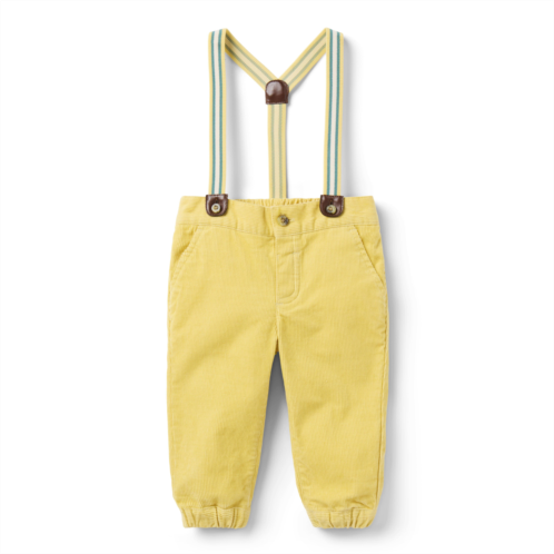 Janie and Jack Baby Corduroy Suspender Pant