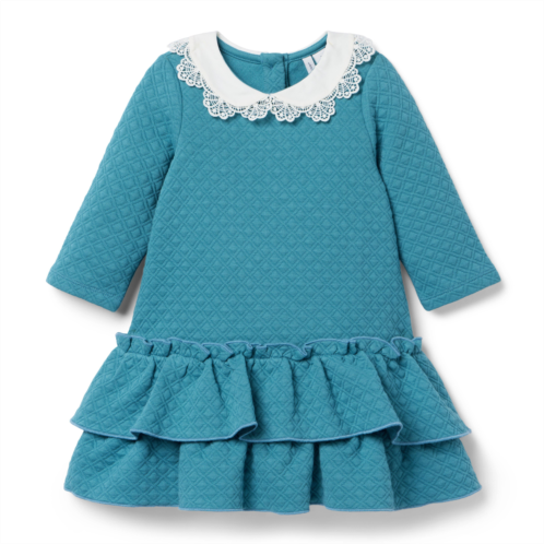 Janie and Jack Quilted Collared Dress