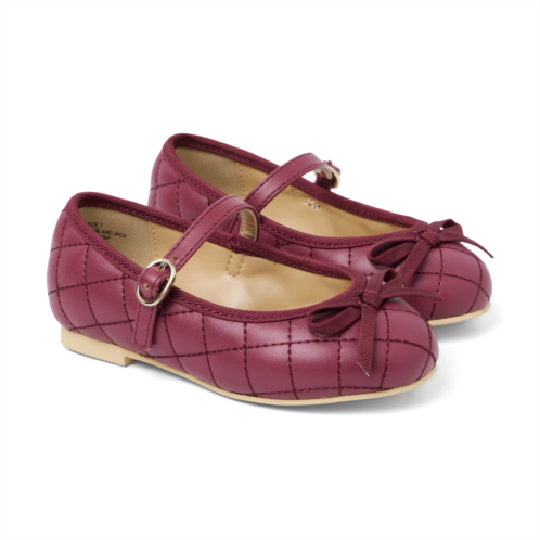 Janie and Jack Quilted Bow Ballet Flat