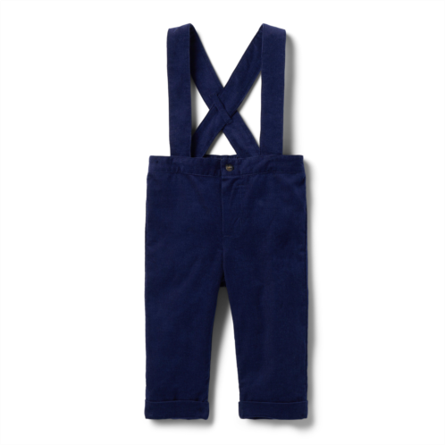 Janie and Jack Baby Corduroy Suspender Pant